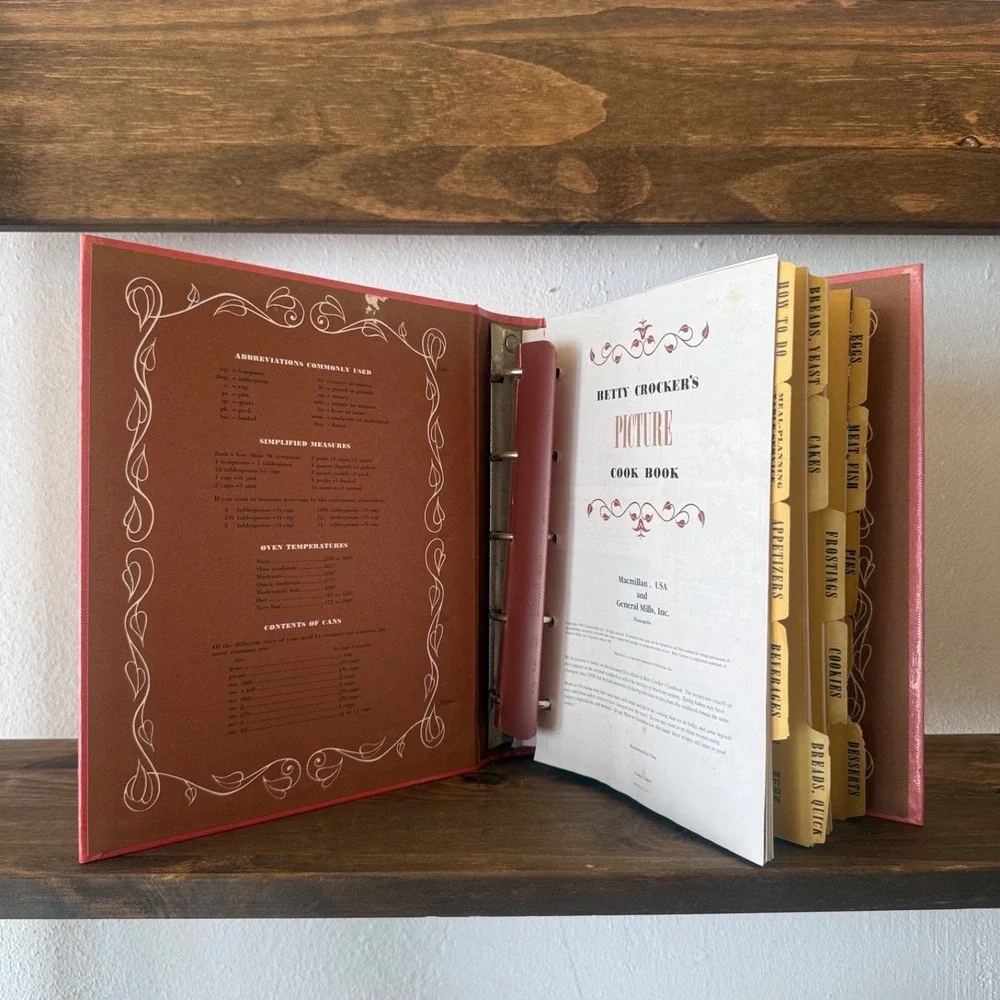 Betty Crocker Picture Cook Book 1998‎ Facsimile Reprint Ring Binder Cookbook
